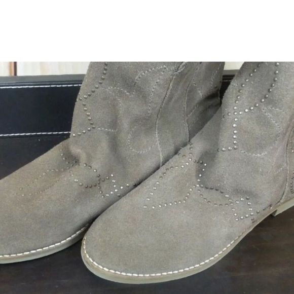 Yellow Box Boots Booties Size 8 Tan Brown … - Picture 7 of 9